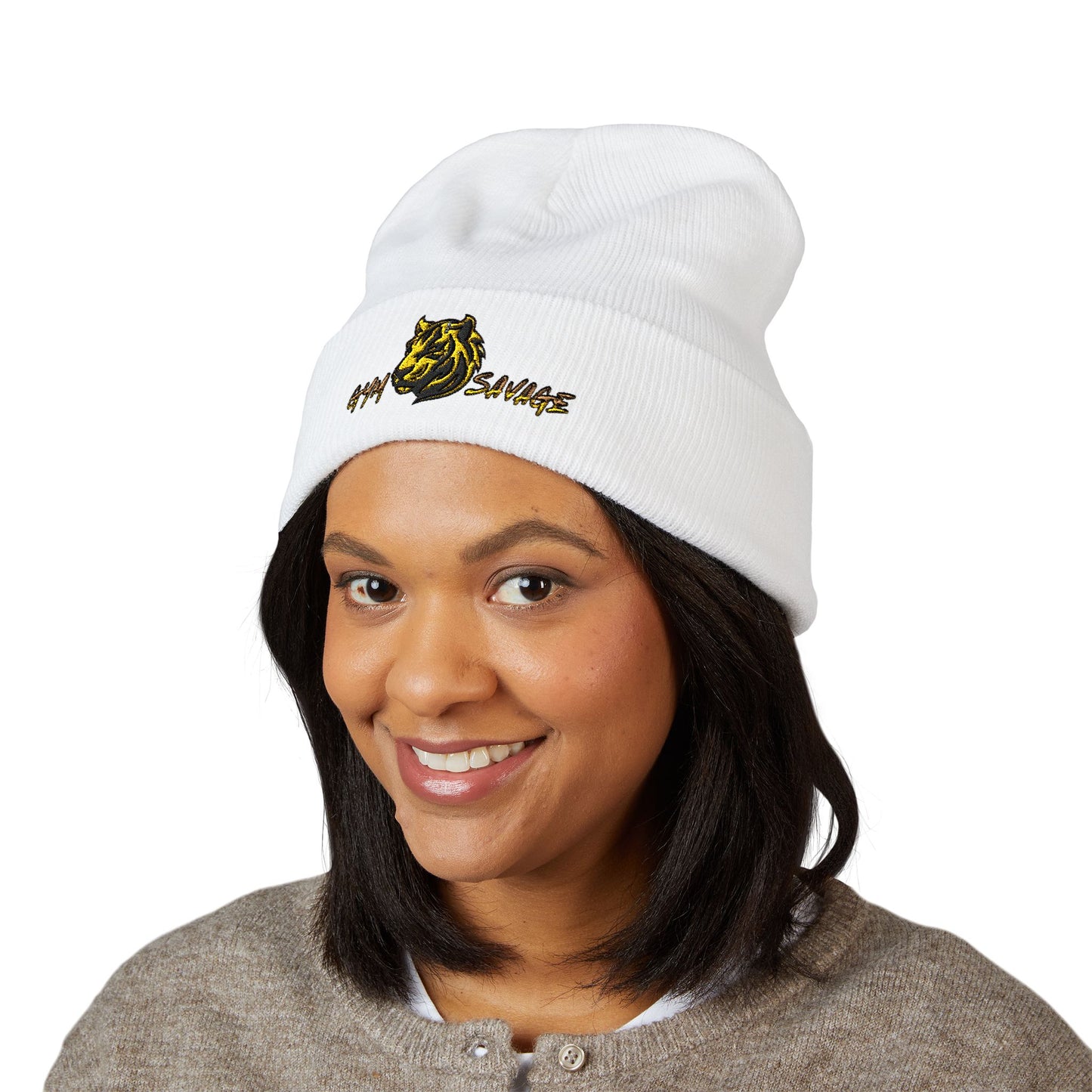 Embroider Gym Savage Beanie