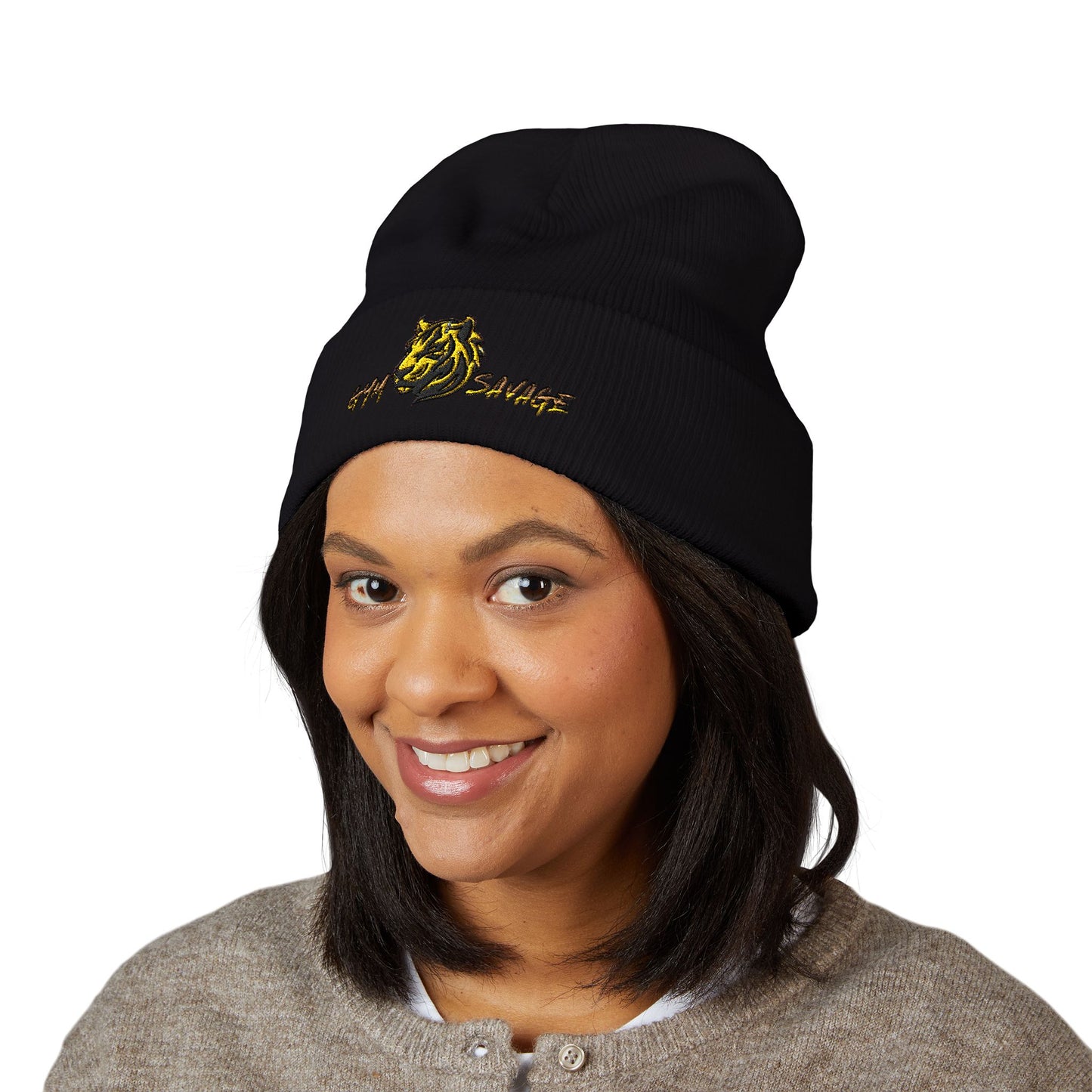 Embroider Gym Savage Beanie